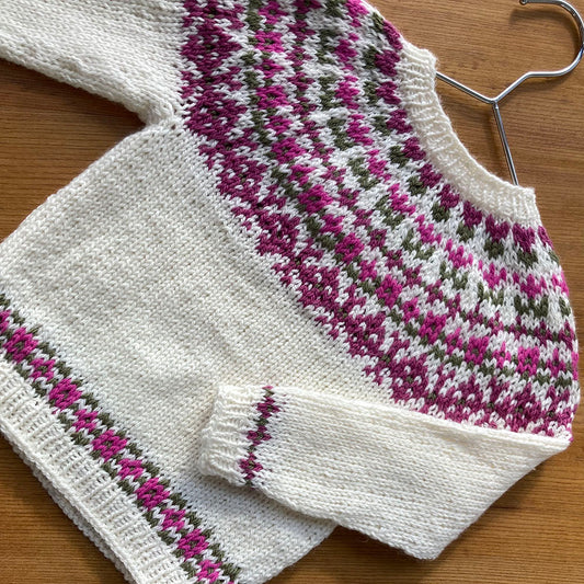 Ohje Kedolla -kaarrokeneule lapselle