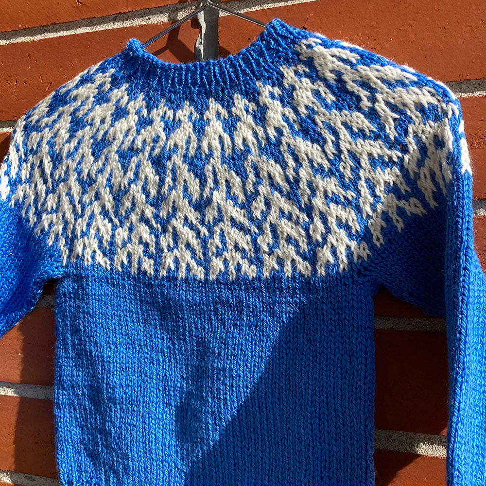 Korpikuuset -kaarrokeneule lapselle, tarvikepaketti