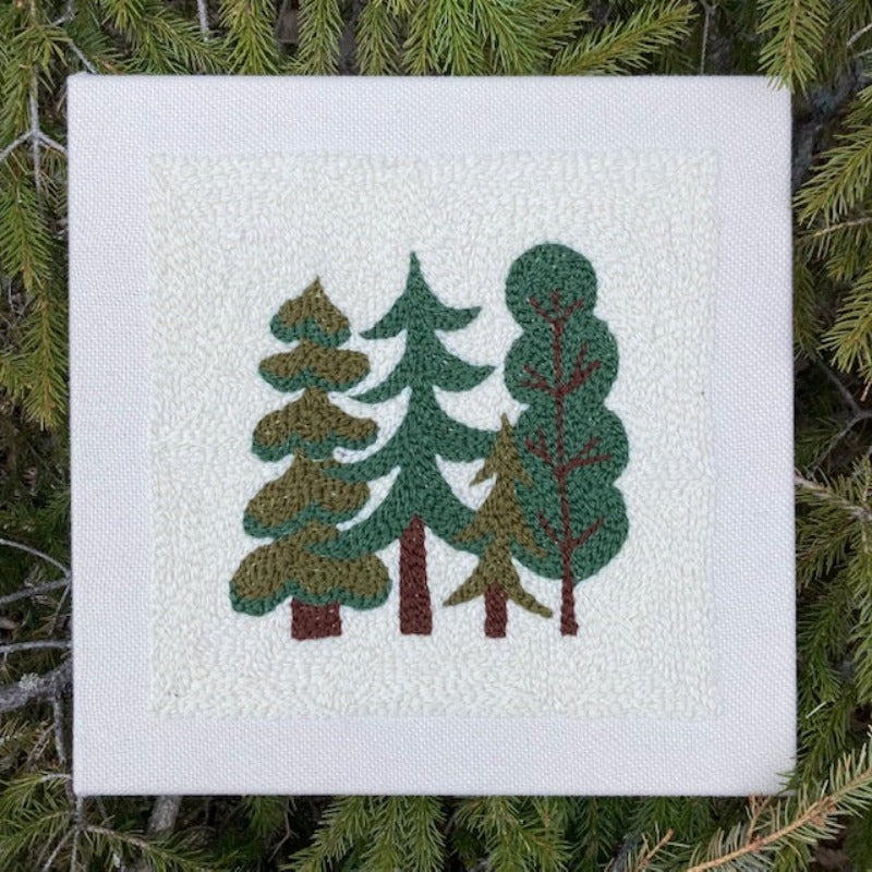 Tuftattu Pihapuut -taulu - Taito Lappi - Taito Shop Rovaniemi