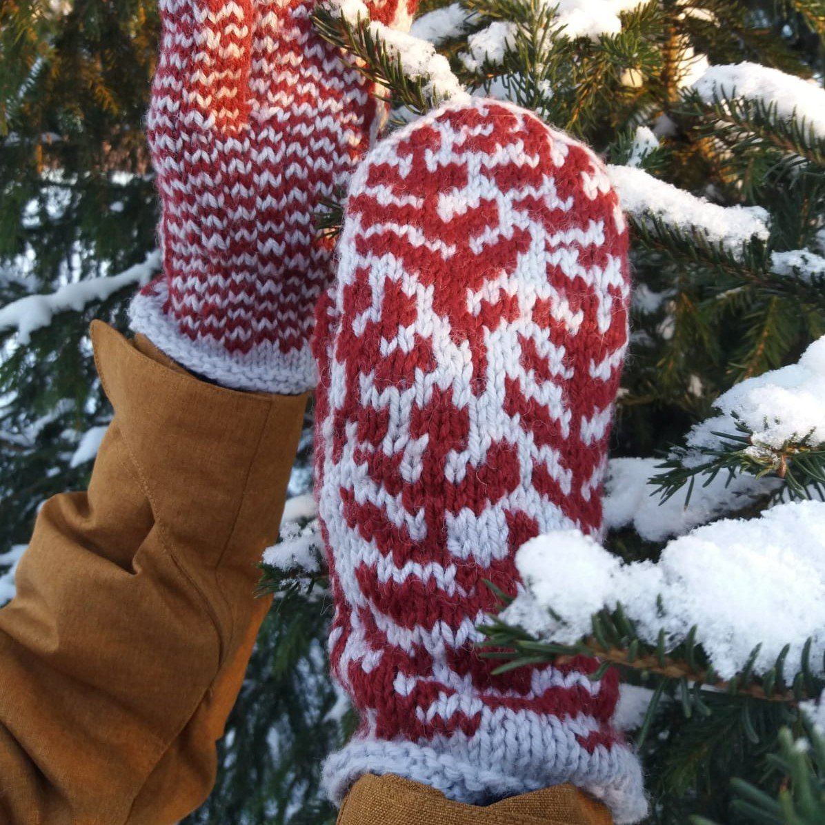 Lehvä -lapaset tarvikepaketti - Taito Shop Rovaniemi - Taito Lappi