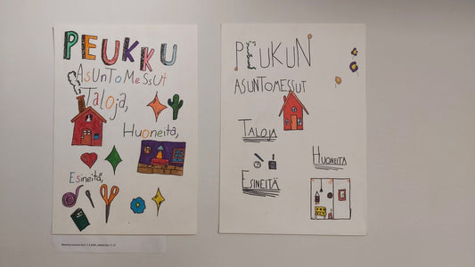 Peukku, asuntomessut, näyttelyjuliste