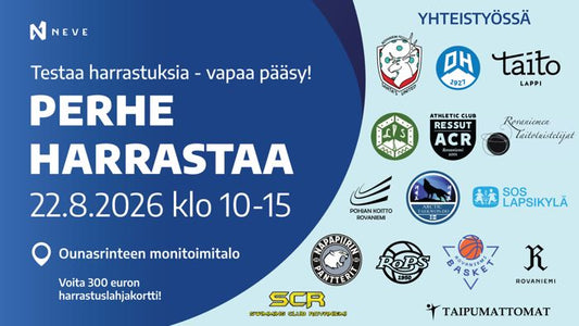 Taito Lappi on mukana Perhe harrastaa -tapahtumassa