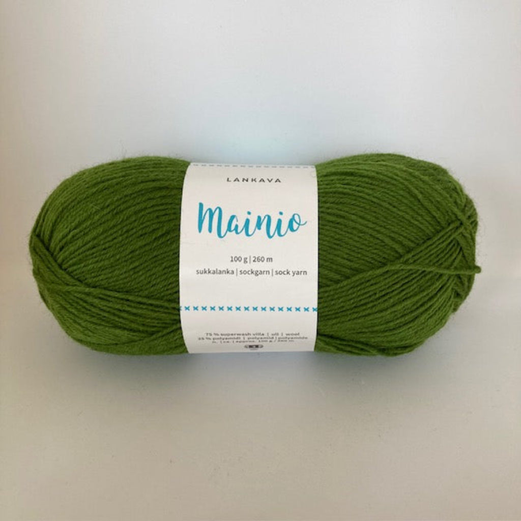 mainio sukkalanka väri 660 Pesto, Taito Lappi Rovaniemi