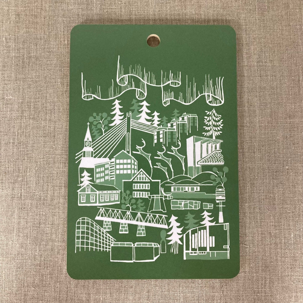 Rovaniemi-leikkuulauta vihreä, Taito Lappi Rovaniemi