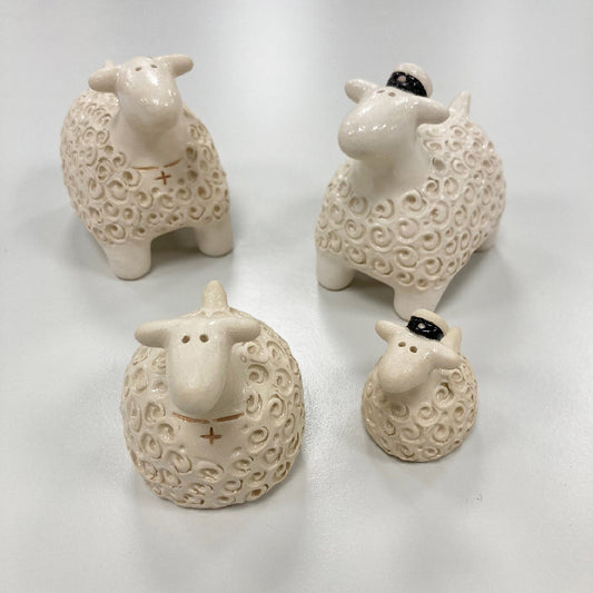 Savi-jonttu ceramics lampaat - Taito Lappi - Taito Shop Rovaniemi