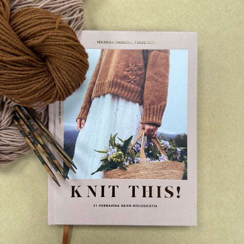 Knit This! 21 hurmaavaa arjen neuleohjetta -kirja - Taito Lappi - Taito Shop Rovaniemi