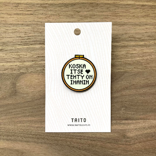 Taito -pinssi, 3 erilaista
