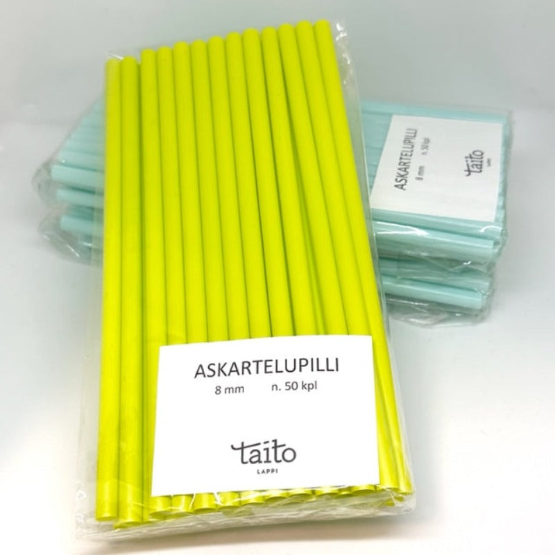 Askartelupillit muovi paksu lime - Taito Lappi - Taito Shop Rovaniemi