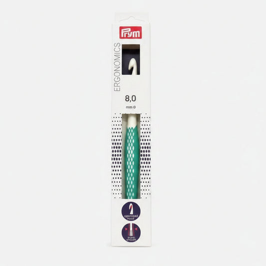 Prym ergonomics virkkuukoukku nro 8 myyntipakkauksessa, Taito Lappi Rovaniemi